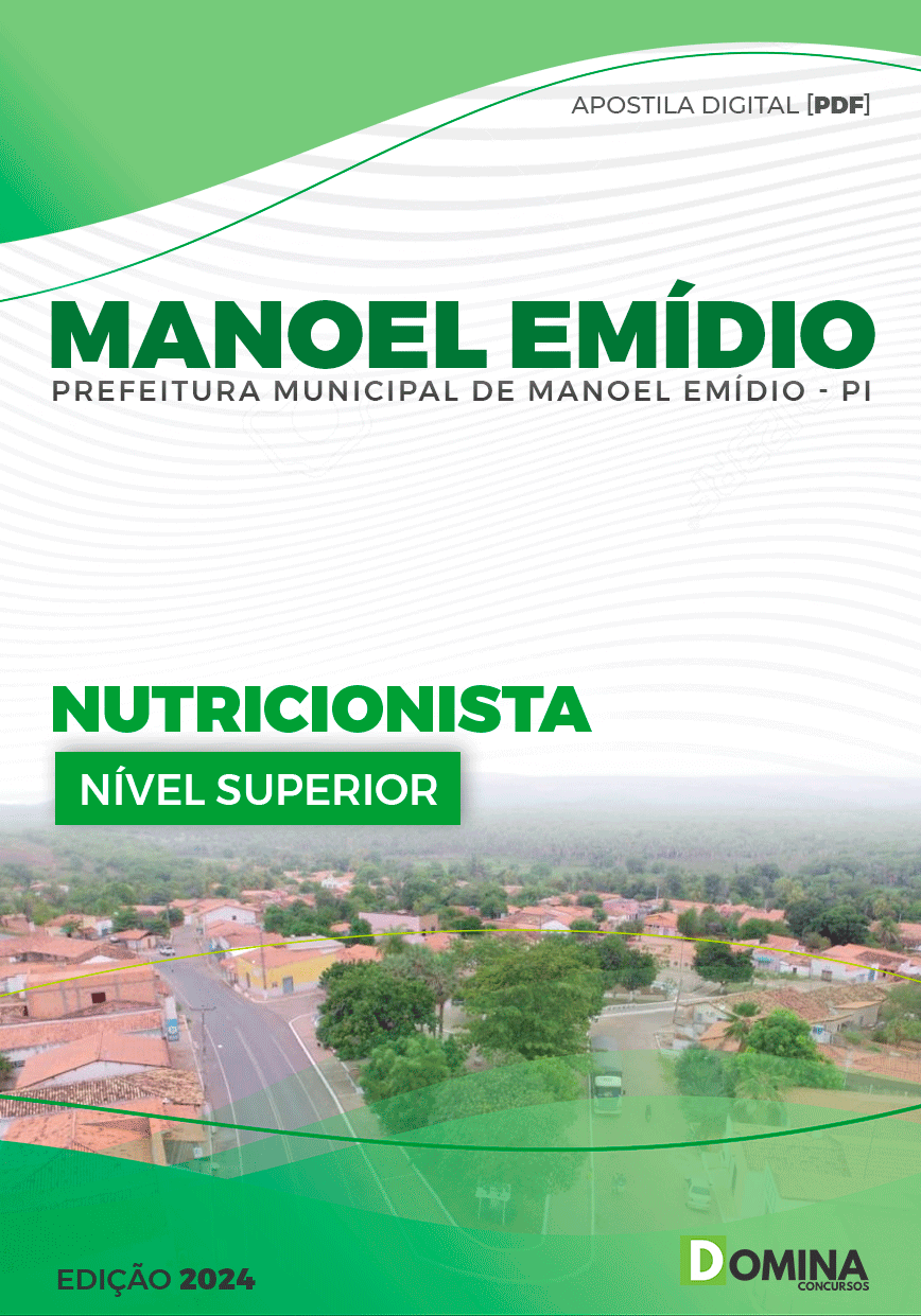 Apostila Manoel Emídio PI 2024 Nutricionista