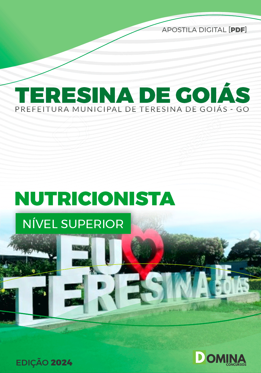 Apostila Nutricionista Teresina de Goiás GO 2024