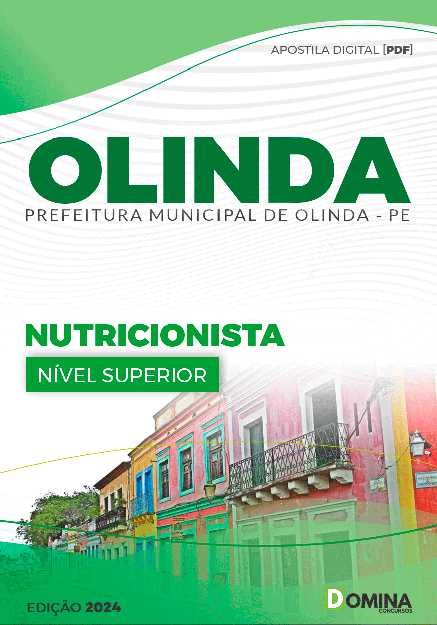 Apostila Olinda PE 2024 Nutricionista