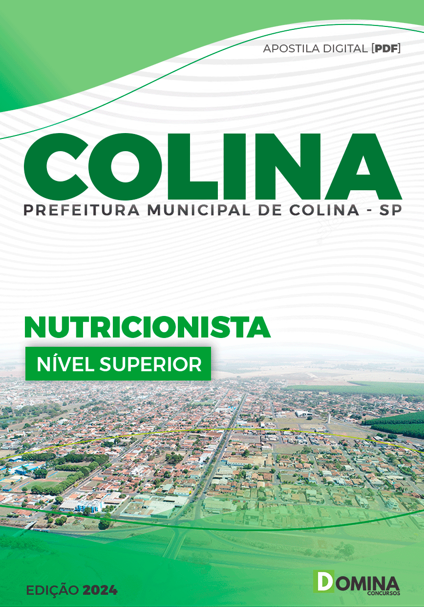 Apostila Prefeitura Colina SP 2024 Nutricionista