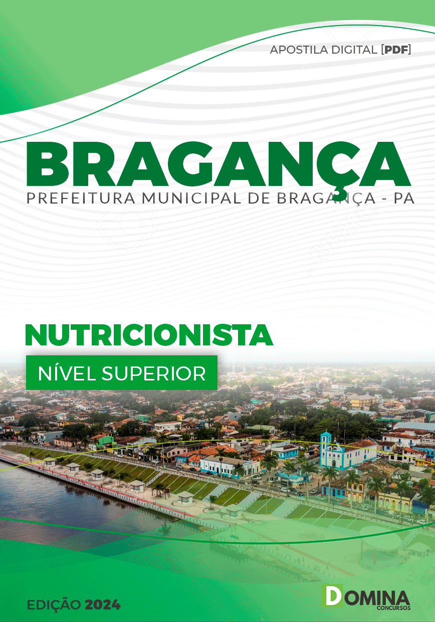 Apostila Prefeitura Bragança PA 2024 Nutricionista