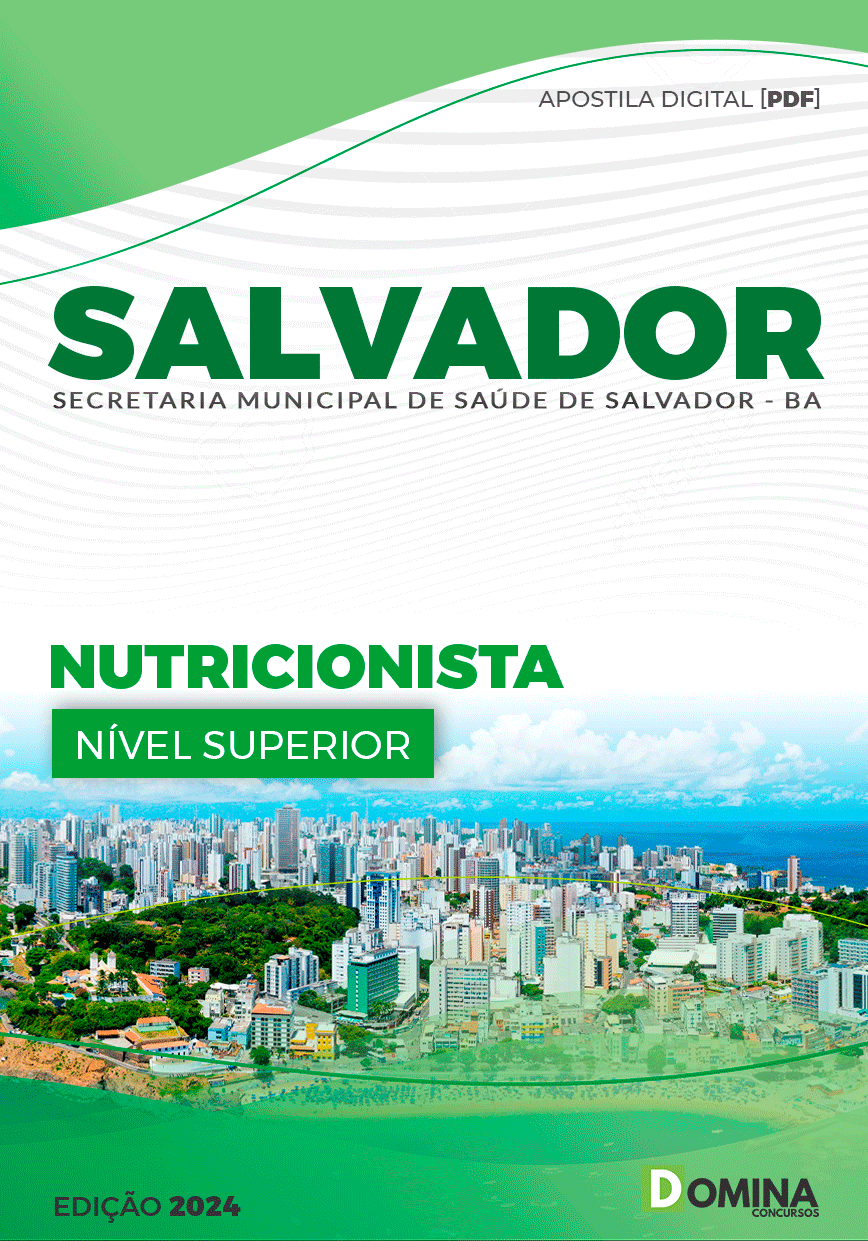 Apostila SMS Salvador BA 2024 Profissional Atend Integrado Nutricionista