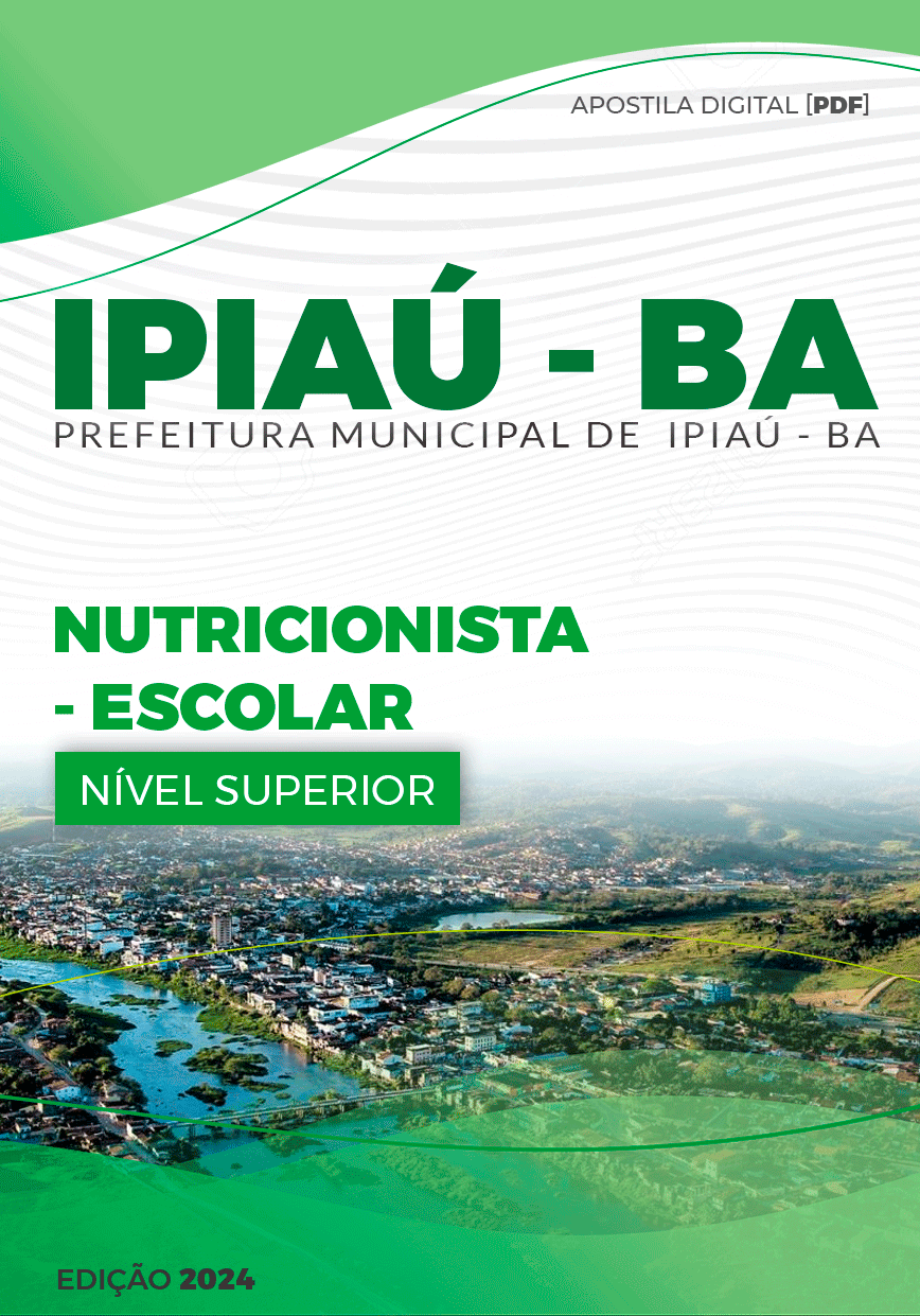 Apostila Ipiaú BA 2024 Nutricionista