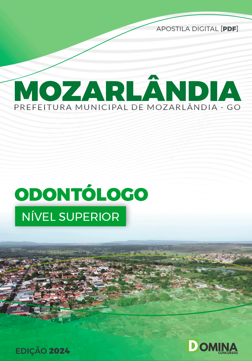 Apostila Odontólogo Mozarlândia GO 2024