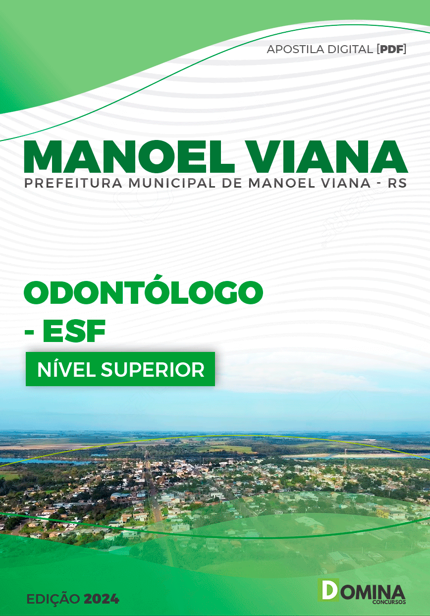 Apostila Odontólogo ESF Manoel Viana RS 2024