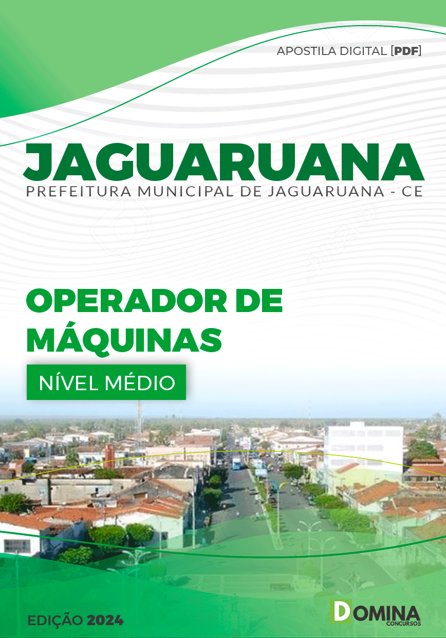Apostila Operador de Máquinas Jaguaruana CE 2024