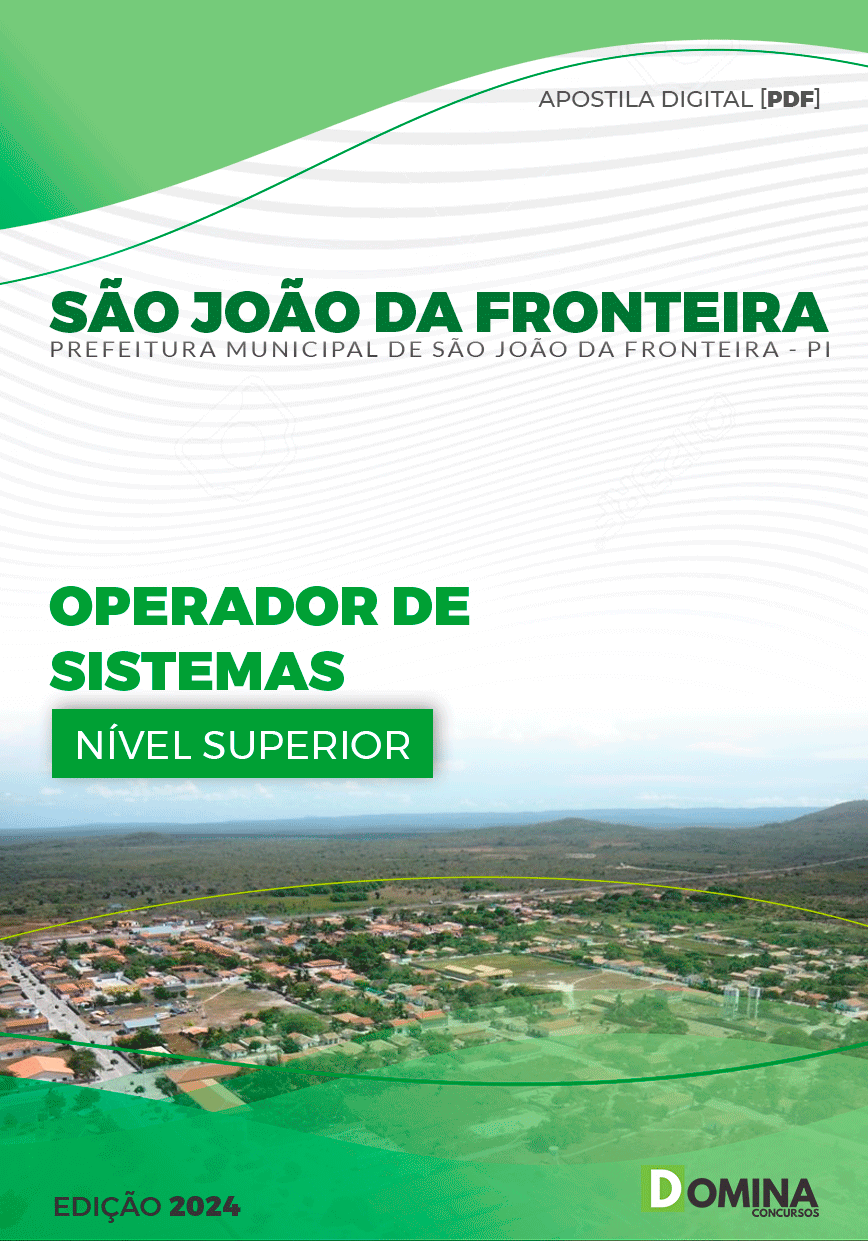 Apostila Operador de Sistemas São João Fronteira PI 2024