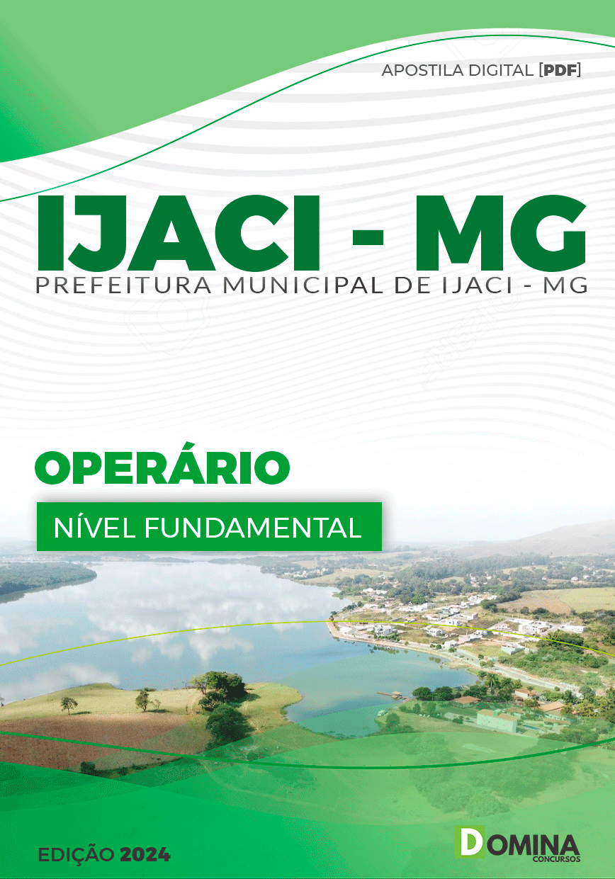 Apostila Ijaci MG 2024 Operário