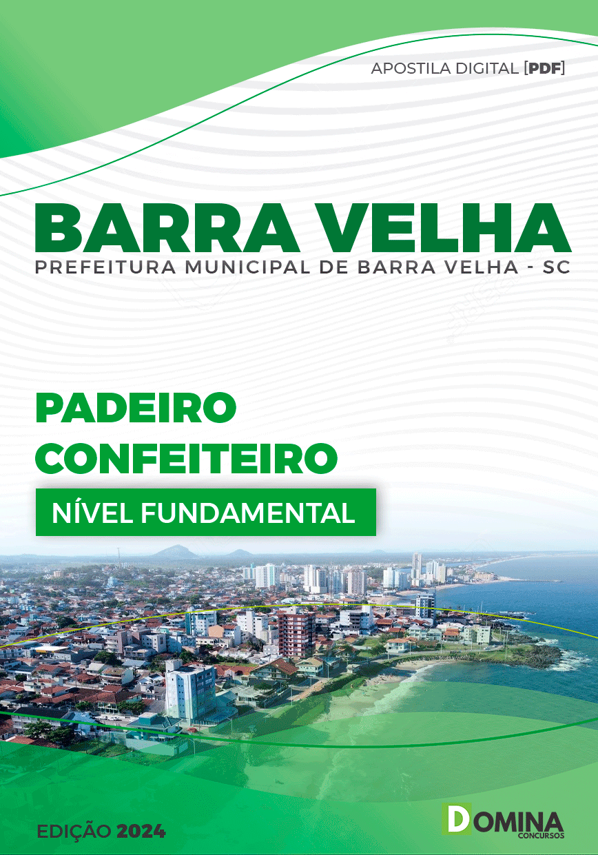 Apostila Barra Velha SC 2024 Padeiro Confeiteiro