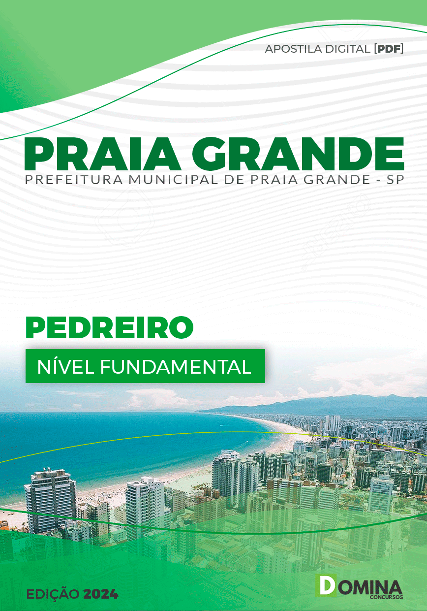 Apostila Pedreiro Praia Grande SP 2024