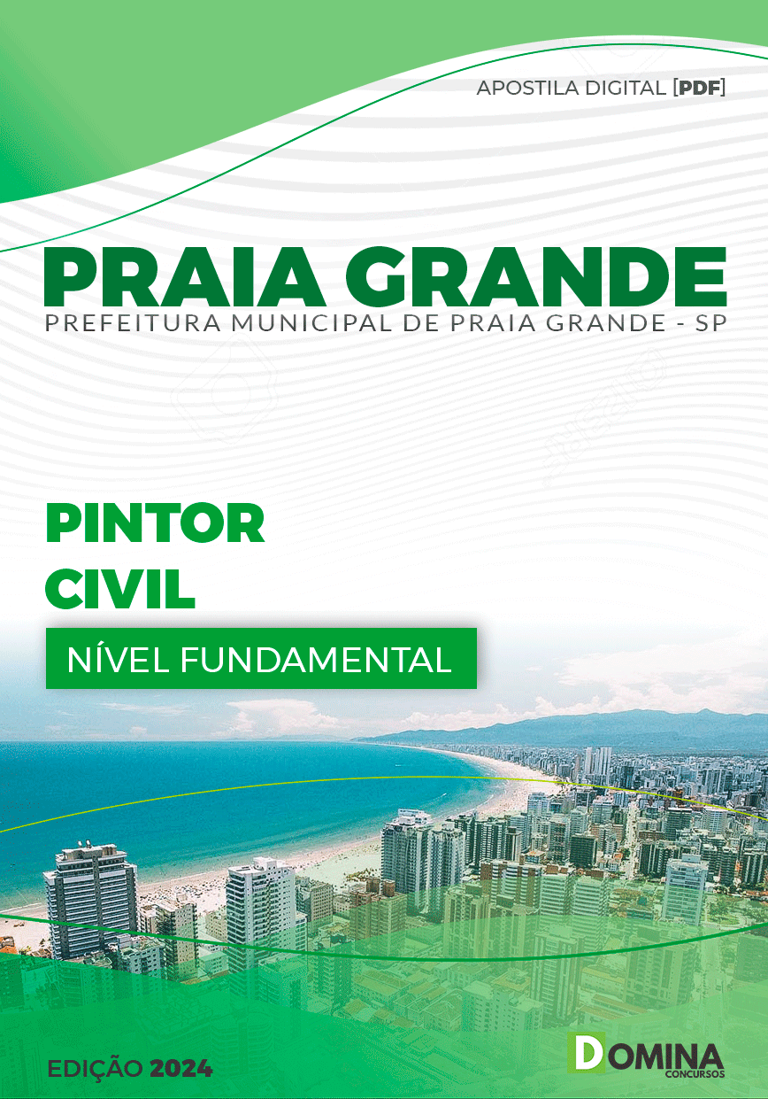 Apostila Pintor Civil Praia Grande SP 2024