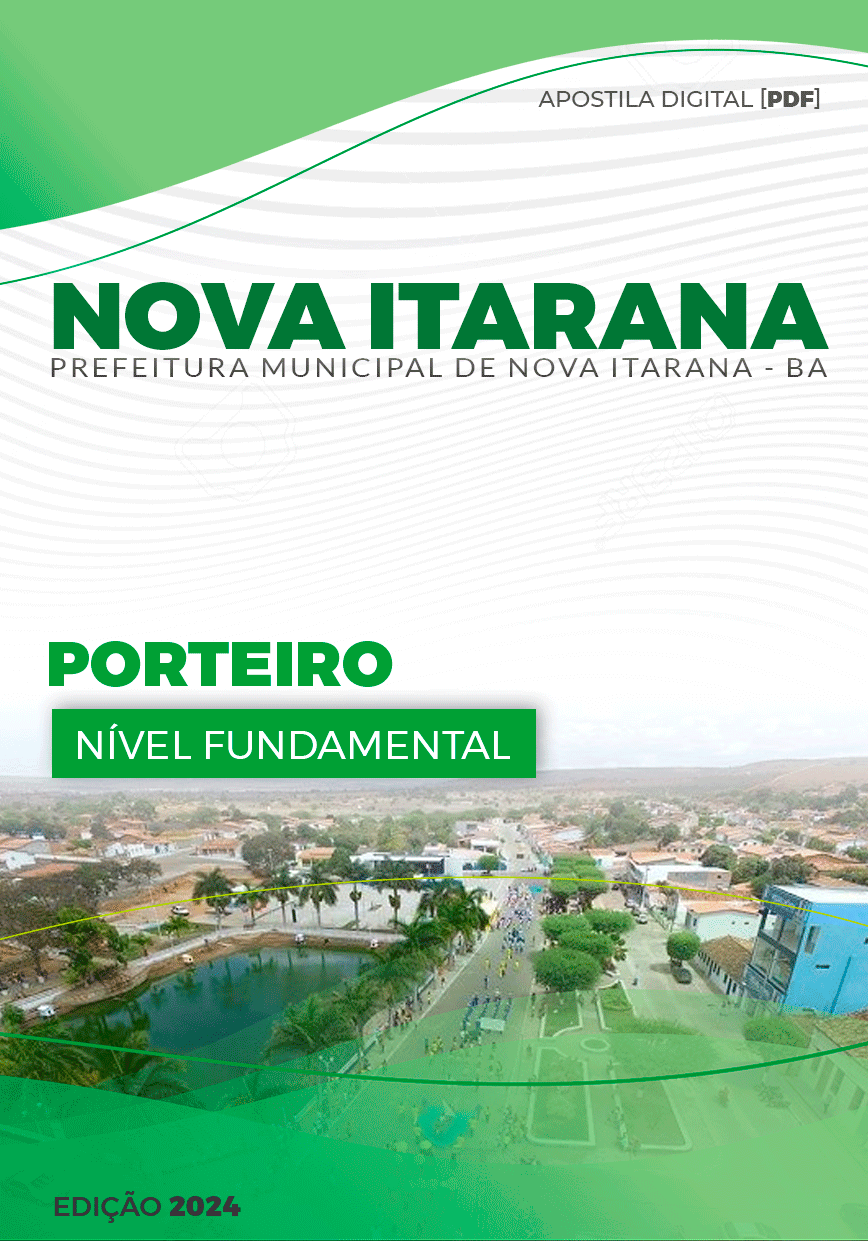 Apostila Porteiro Nova Itarana BA 2024