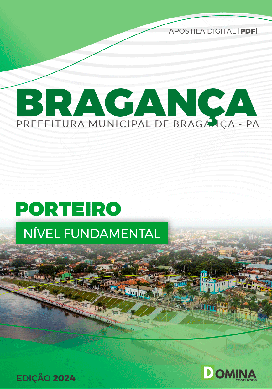 Apostila Prefeitura Bragança PA 2024 Porteiro