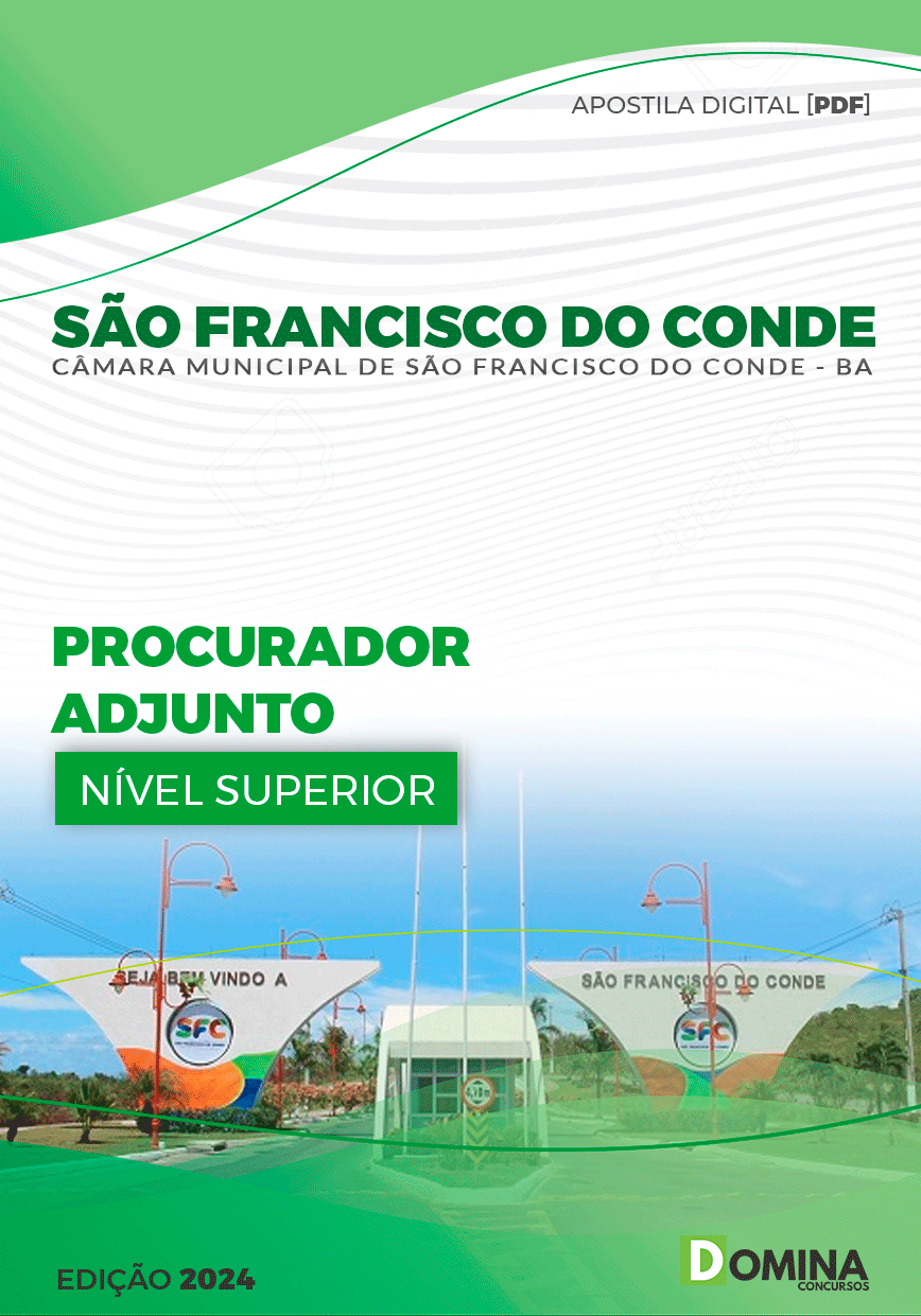 Apostila Câmara São Francisco do Conde BA 2024 Procurador Adjunto