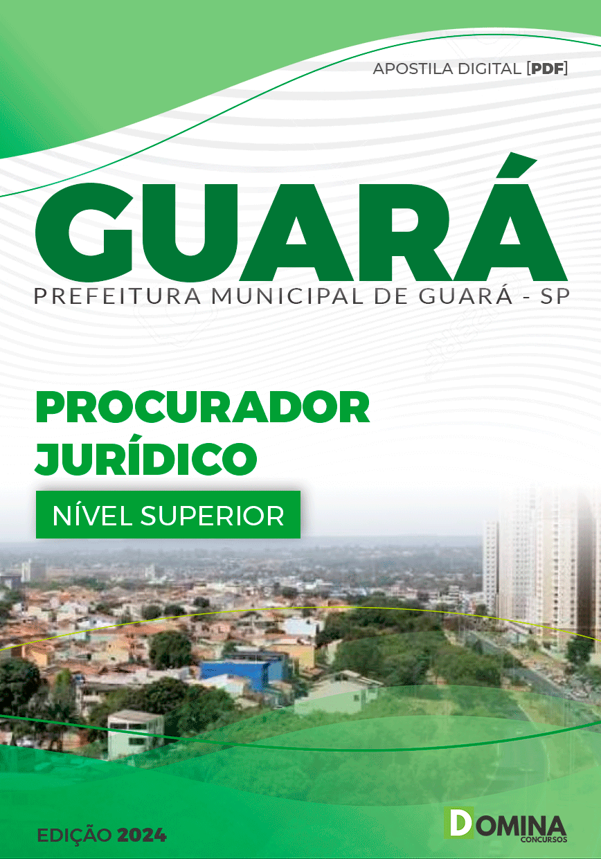 Apostila Guará SP 2024 Procurador Jurídico