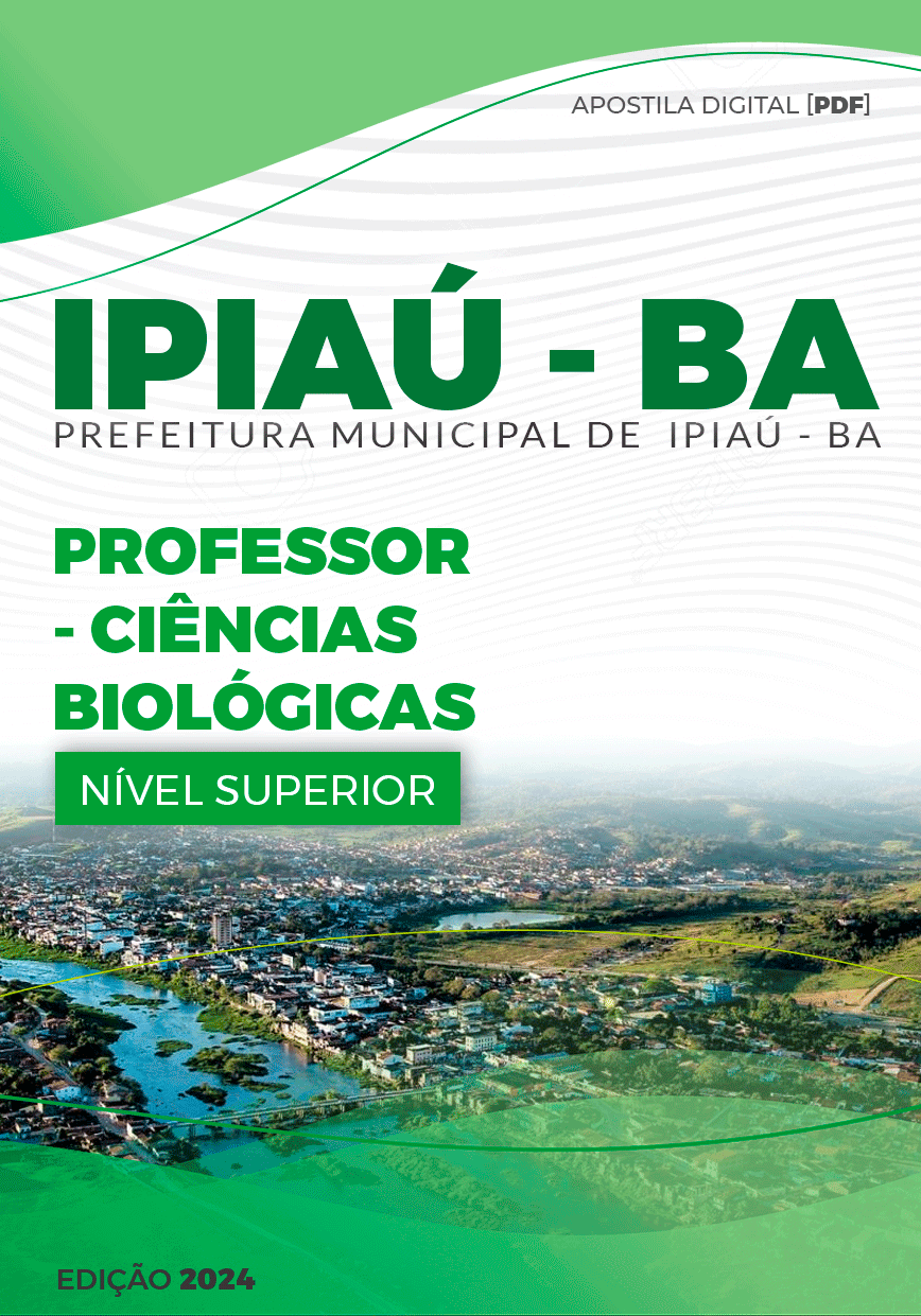 Apostila Ipiaú BA 2024 Professor de Ciências