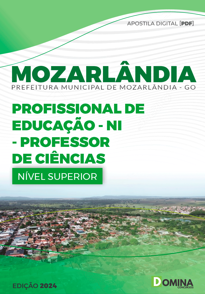 Apostila Professor de Ciências Mozarlândia GO 2024