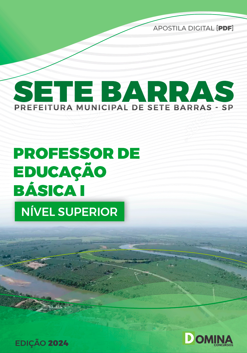 Apostila Prefeitura Sete Barras SP 2024 Professor De Educação Básica I e II