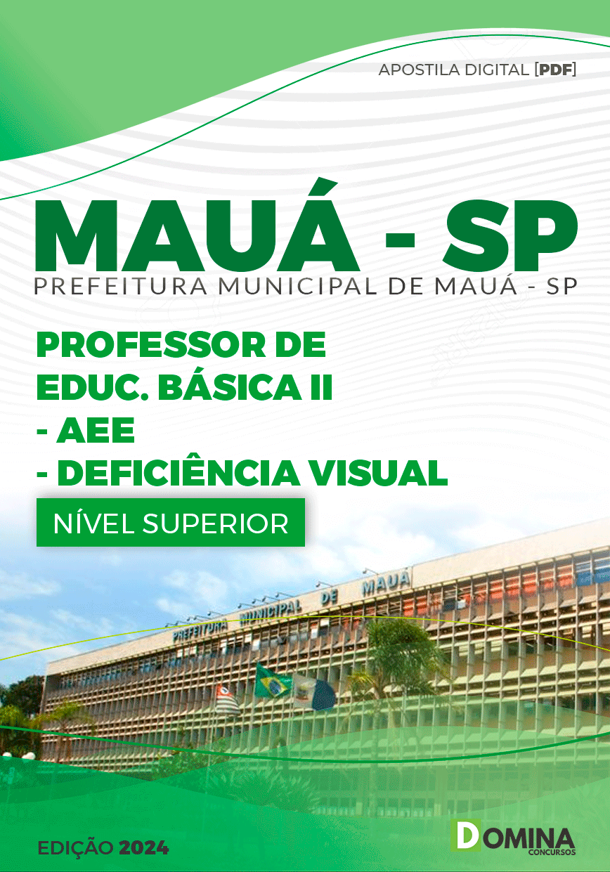 Apostila Mauá SP 2024 Professor AEE Deficiência Visual