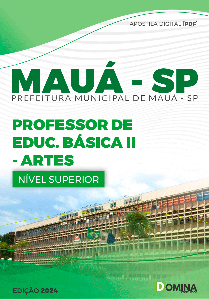 Apostila Mauá SP 2024 Professor de Artes