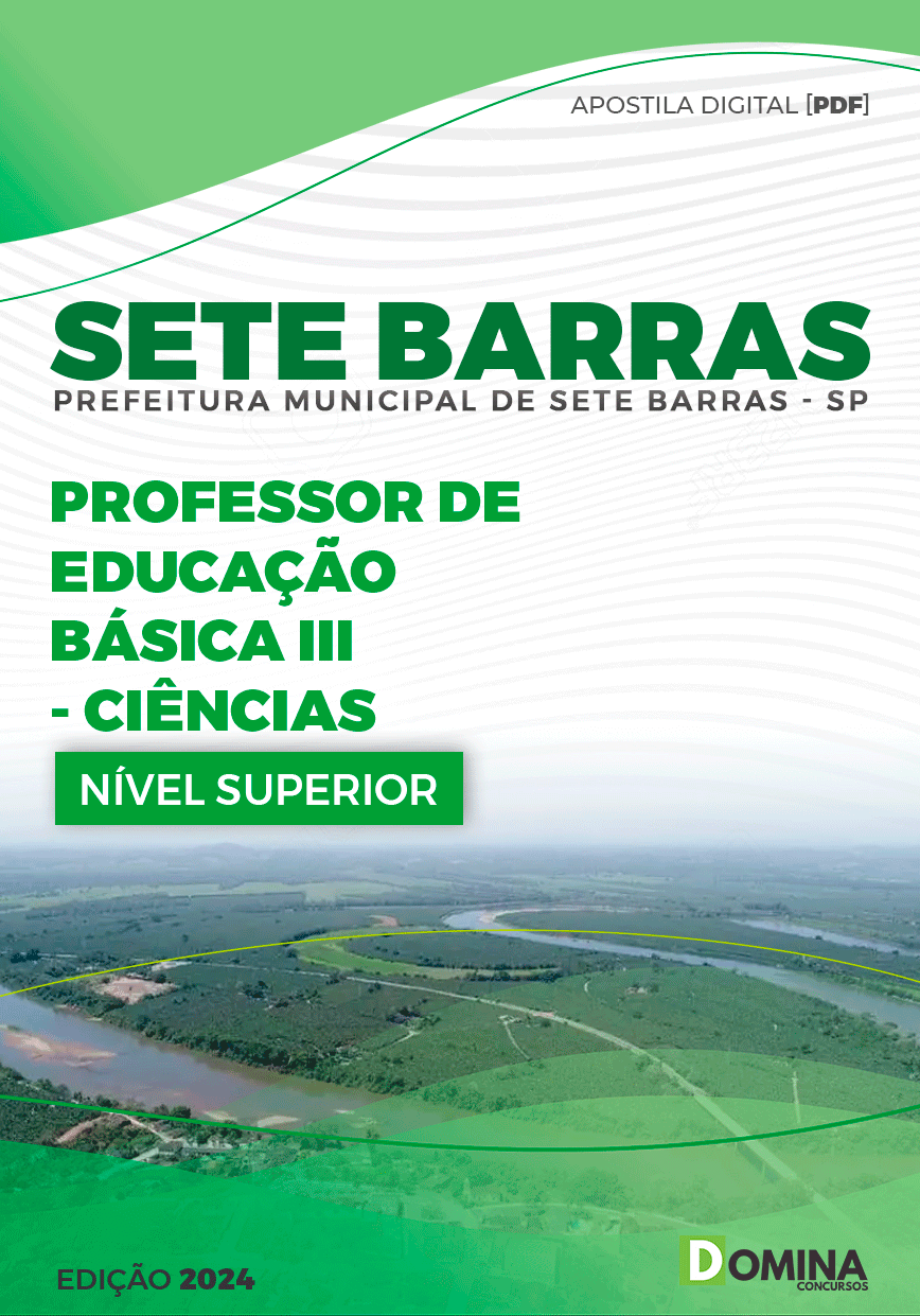Apostila Prefeitura Sete Barras SP 2024 Professor E.B III Ciências