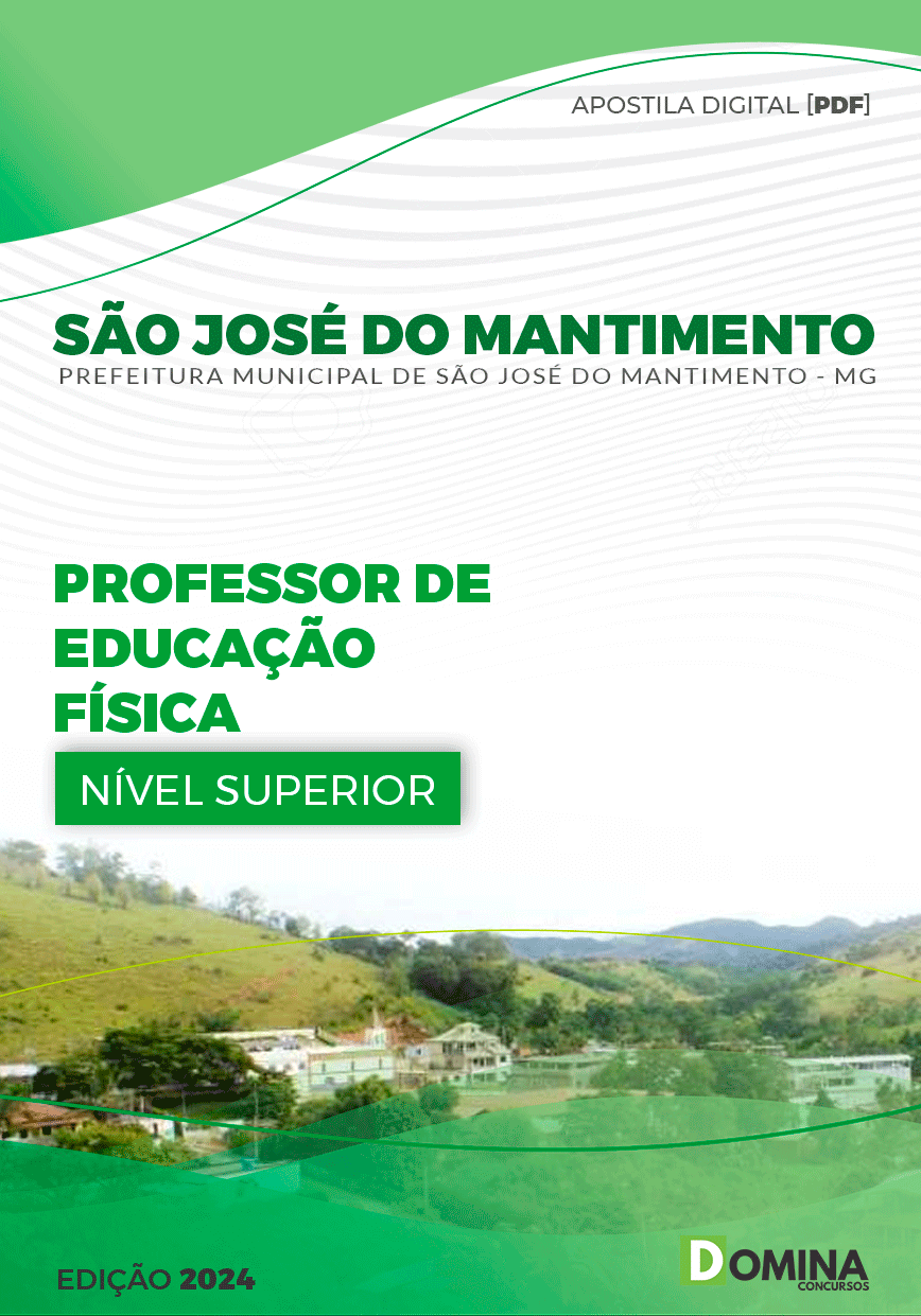Apostila São José do Mantimento MG 2024 Professor de Educação Física
