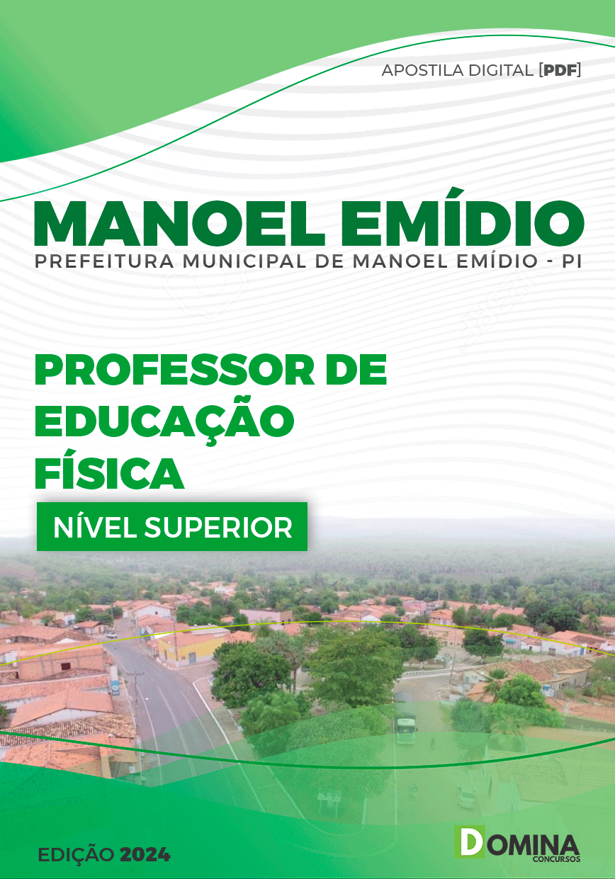 Apostila Manoel Emídio PI 2024 Professor De Educação Física