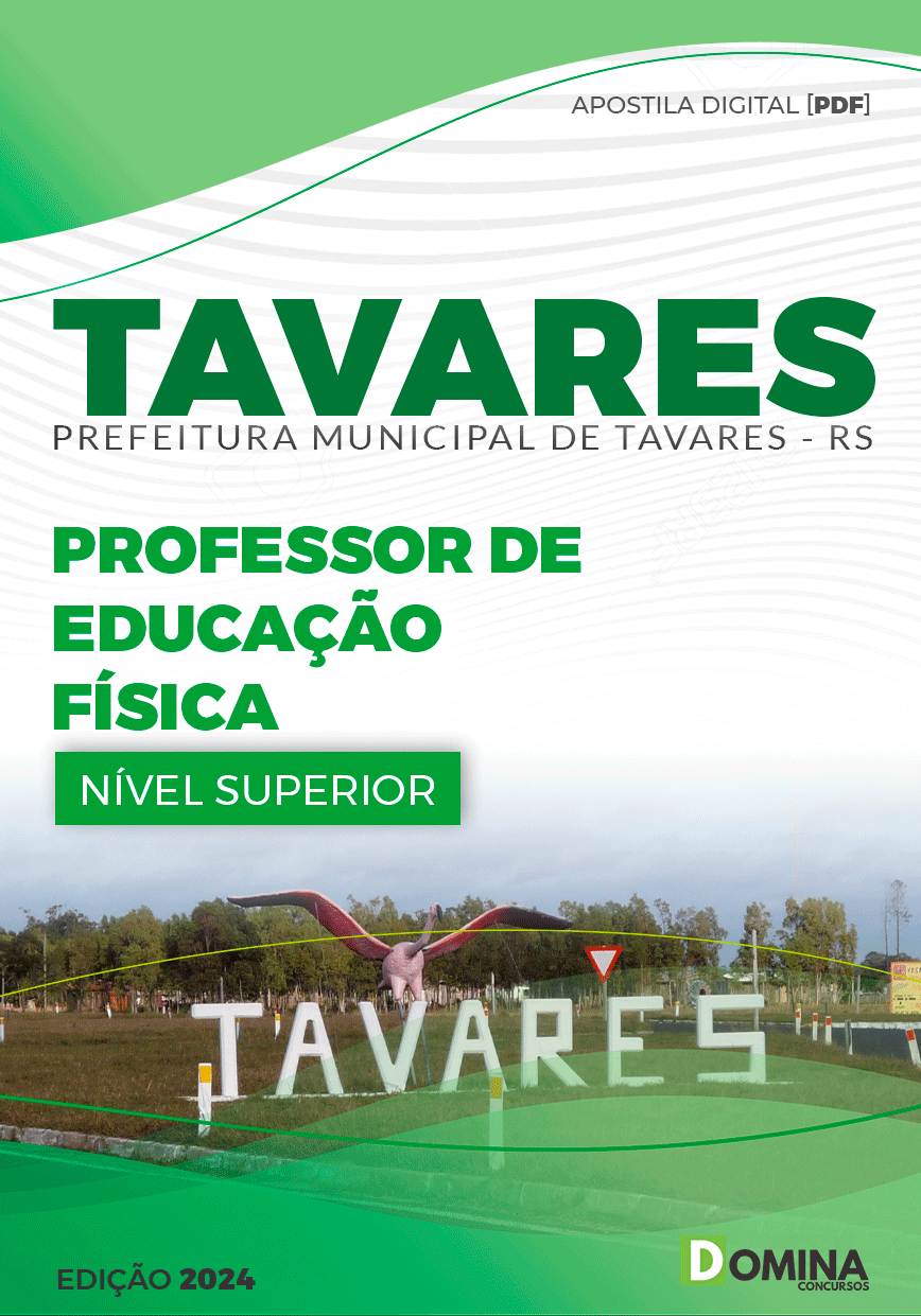 Apostila Prefeitura Tavares RS 2024 Professor De Educação Física