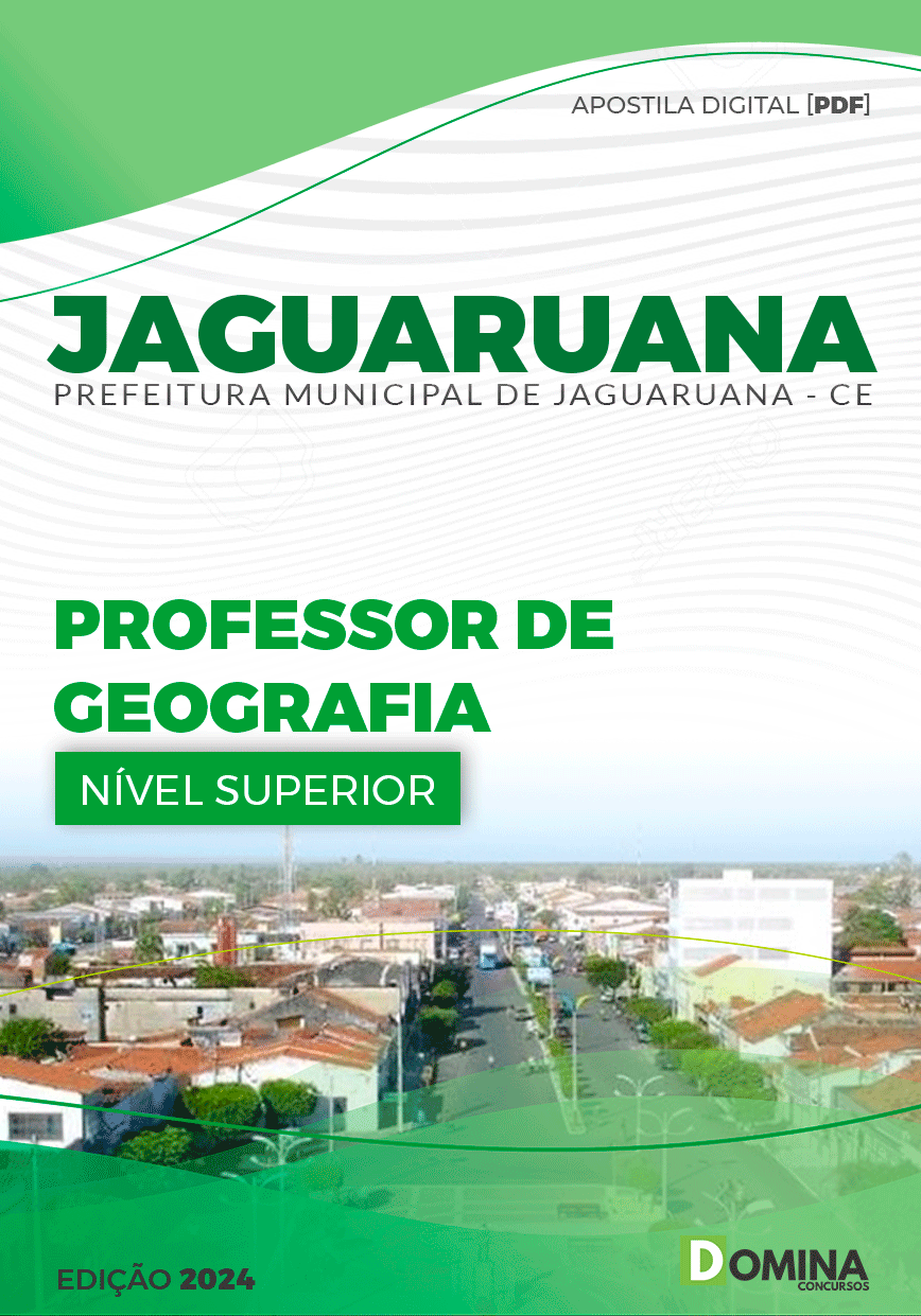 Apostila Professor de Geografia Jaguaruana CE 2024