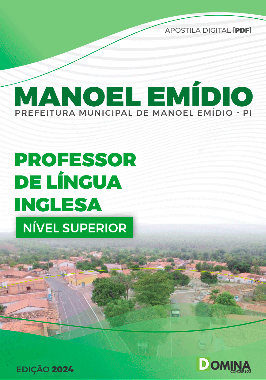 Apostila Manoel Emídio PI 2024 Professor De Língua Inglesa
