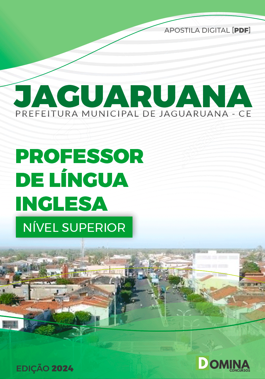 Apostila Professor de Inglês Jaguaruana CE 2024