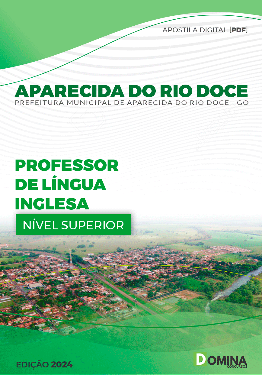 Apostila Aparecida do Rio Doce GO 2024 Professor Língua Inglesa