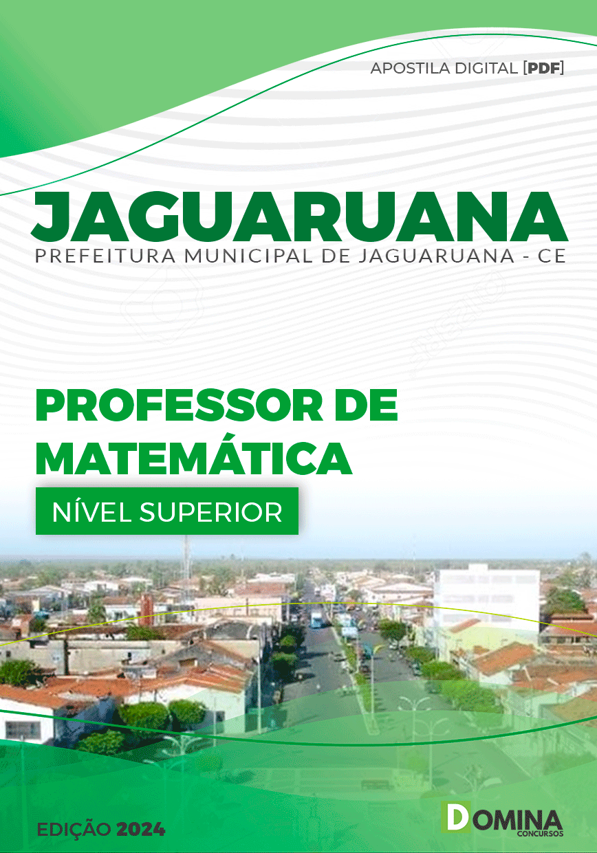 Apostila Professor de Matemática Jaguaruana CE 2024