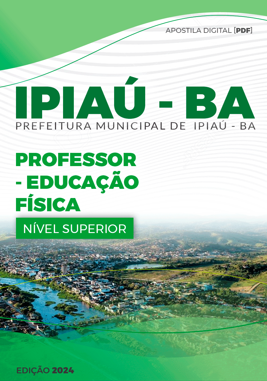 Apostila Ipiaú BA 2024 Professor de Educação Física