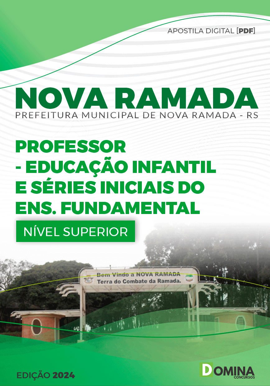 Apostila Professor de Educação Infantil Nova Ramada RS 2024