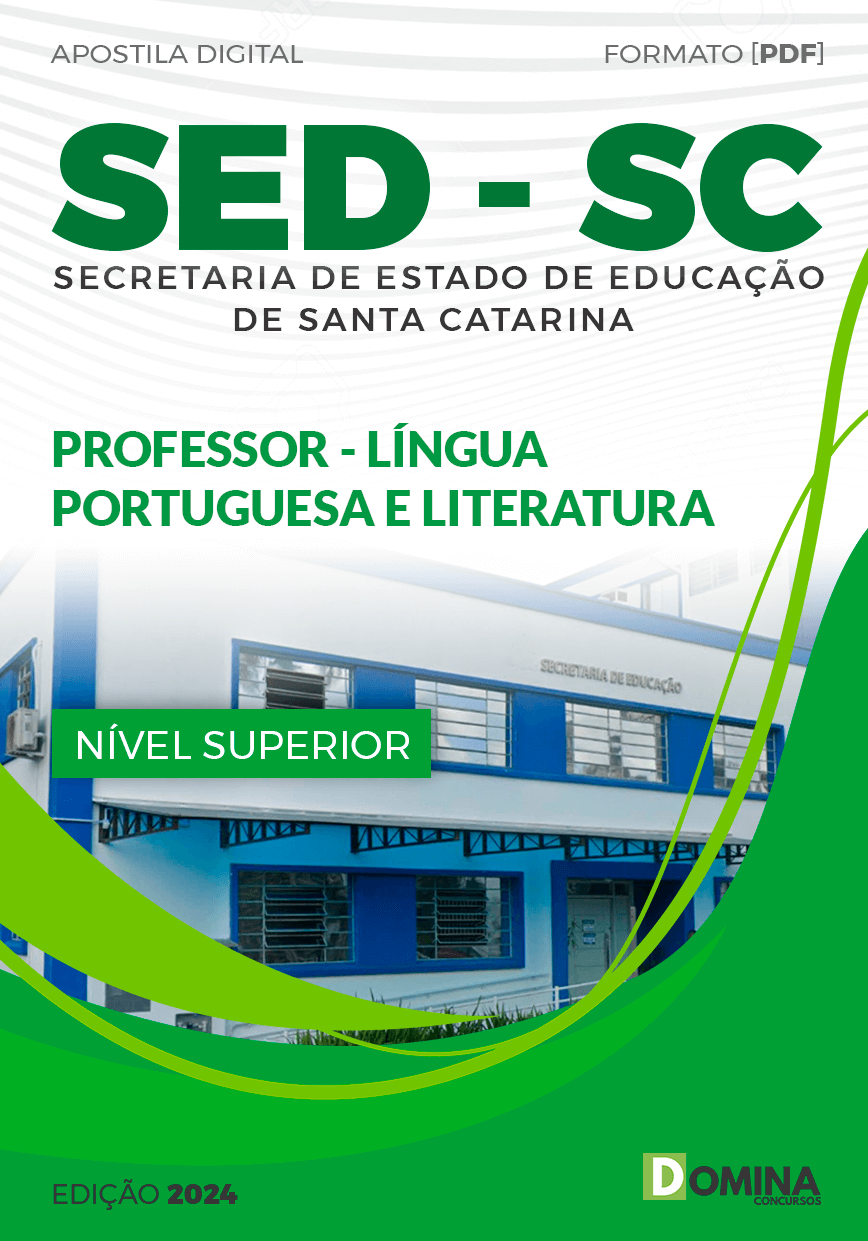 Apostila Professor de Língua Portuguesa Literatura SED SC 2024