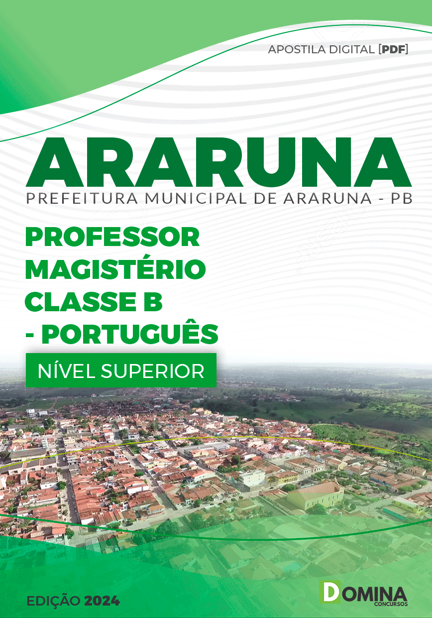 Apostila Professor de Português Araruna PB 2024