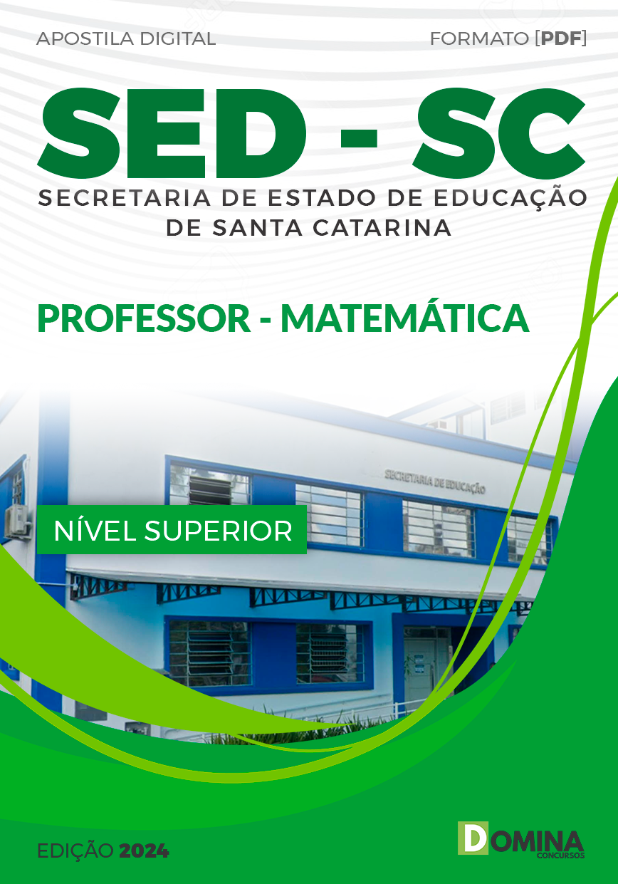 Apostila Professor de Matemática SED SC 2024