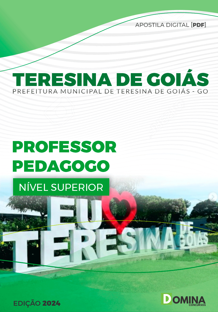 Apostila Professor Pedagogo Teresina de Goiás GO 2024