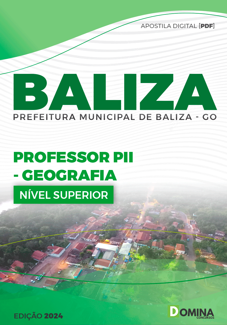 Apostila Professor de Geografia Baliza GO 2024