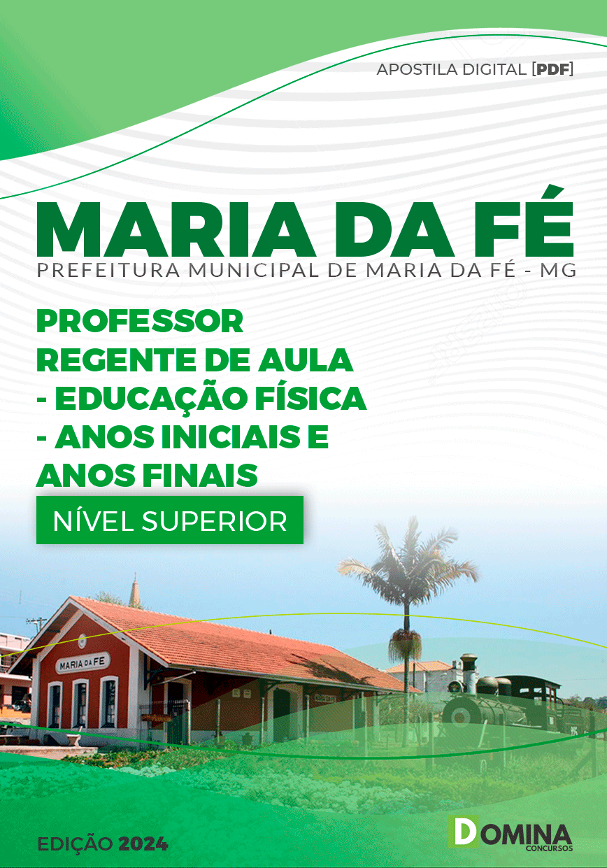 Apostila Prefeitura Maria da Fé MG 2024 Professor Educação Física Anos Iniciais