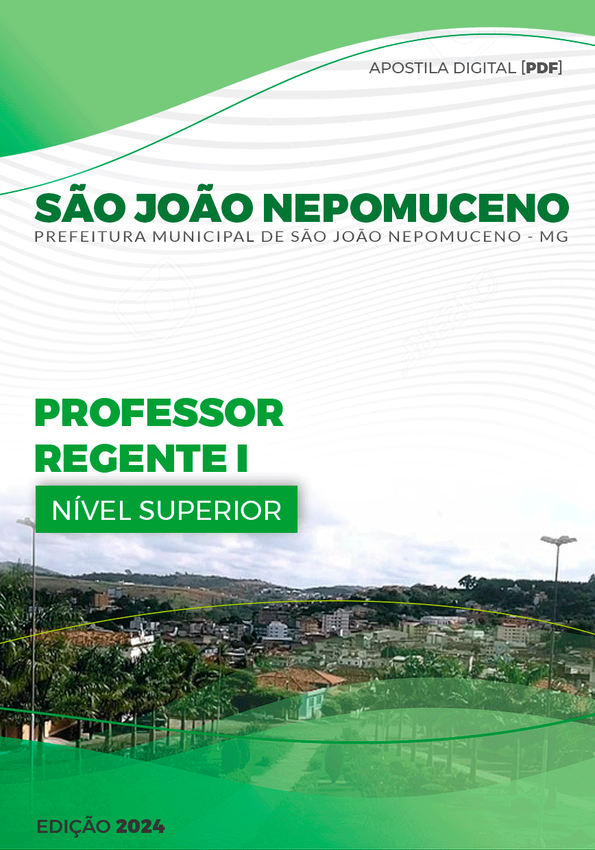 Apostila São João Nepomuceno MG 2024 Professor Regente I