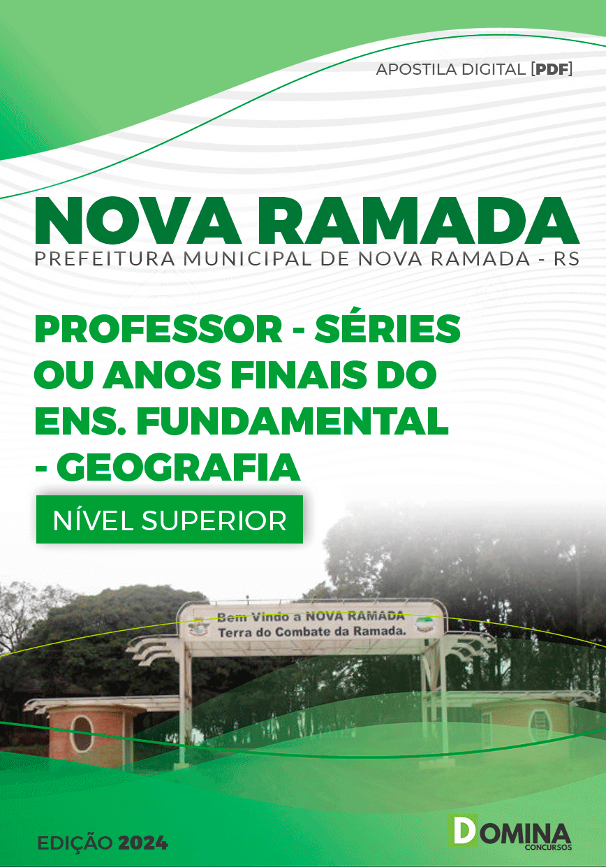 Apostila Professor de Geografia Nova Ramada RS 2024