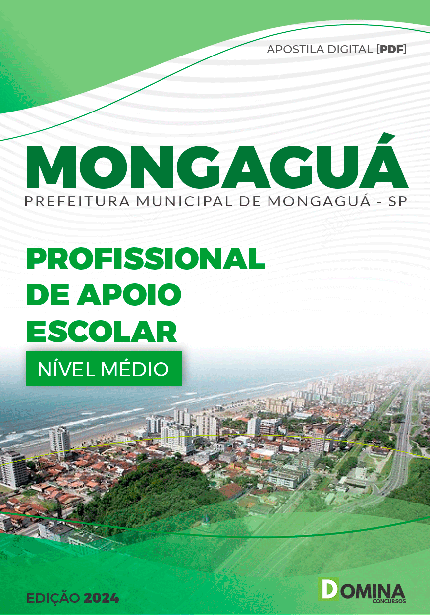 Apostila Prefeitura Mongaguá SP 2024 Profissional Apoio Escolar