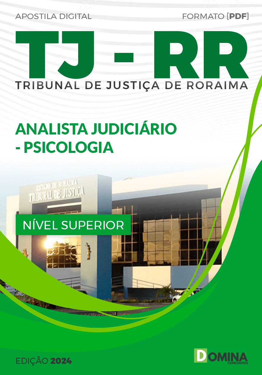 Apostila Analista Judiciário Psicologia TJ RR 2024