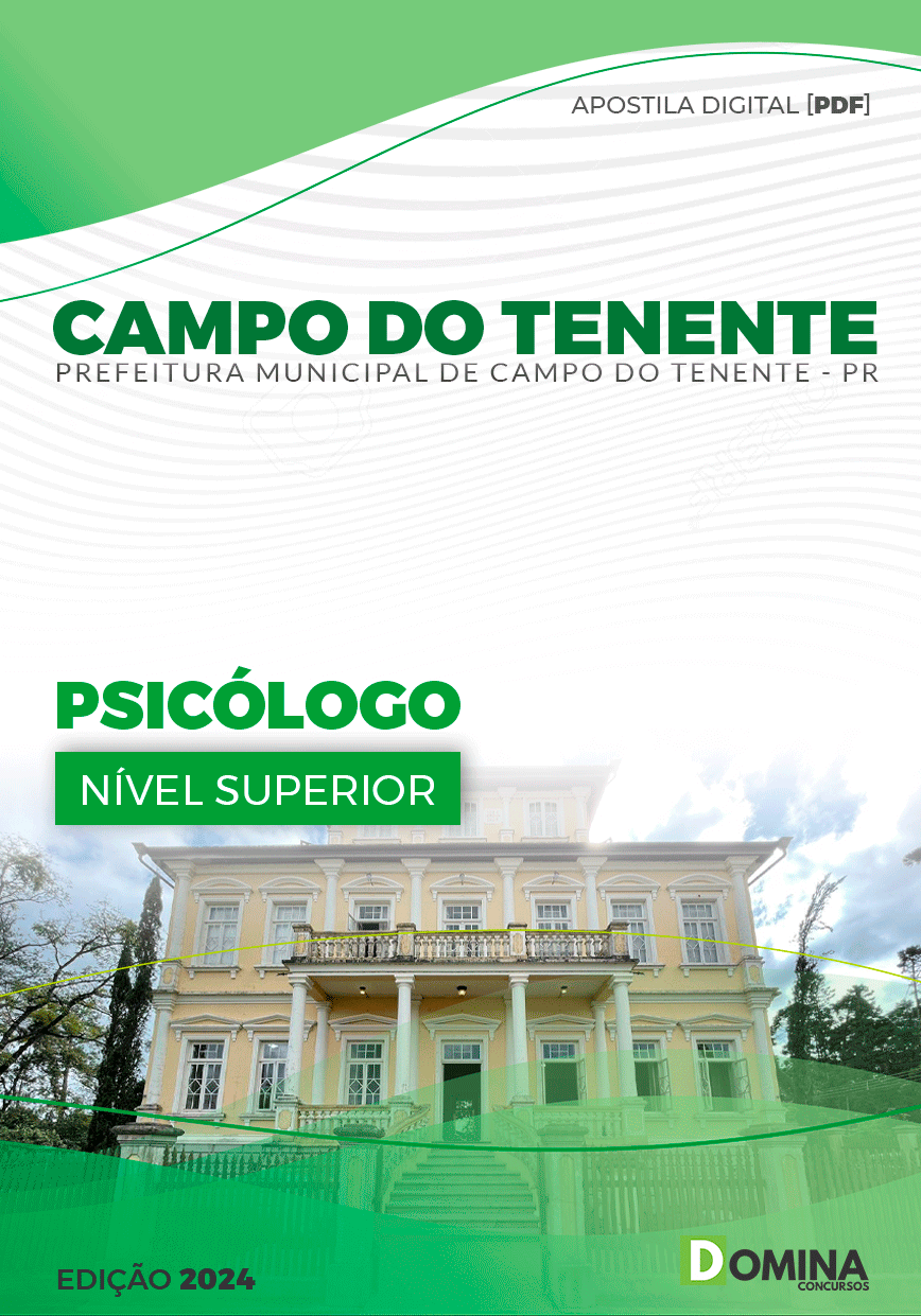 Apostila Psicólogo Campo Tenente PR 2024