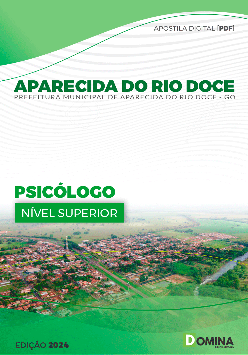Apostila Aparecida do Rio Doce GO 2024 Psicólogo