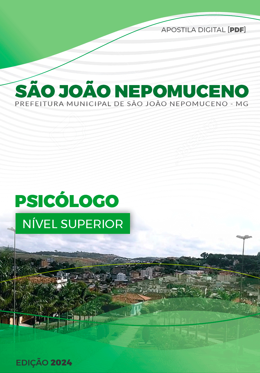 Apostila São João Nepomuceno MG 2024 Psicólogo