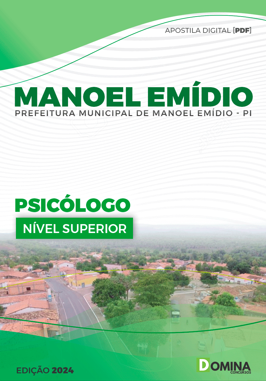 Apostila Manoel Emídio PI 2024 Psicólogo