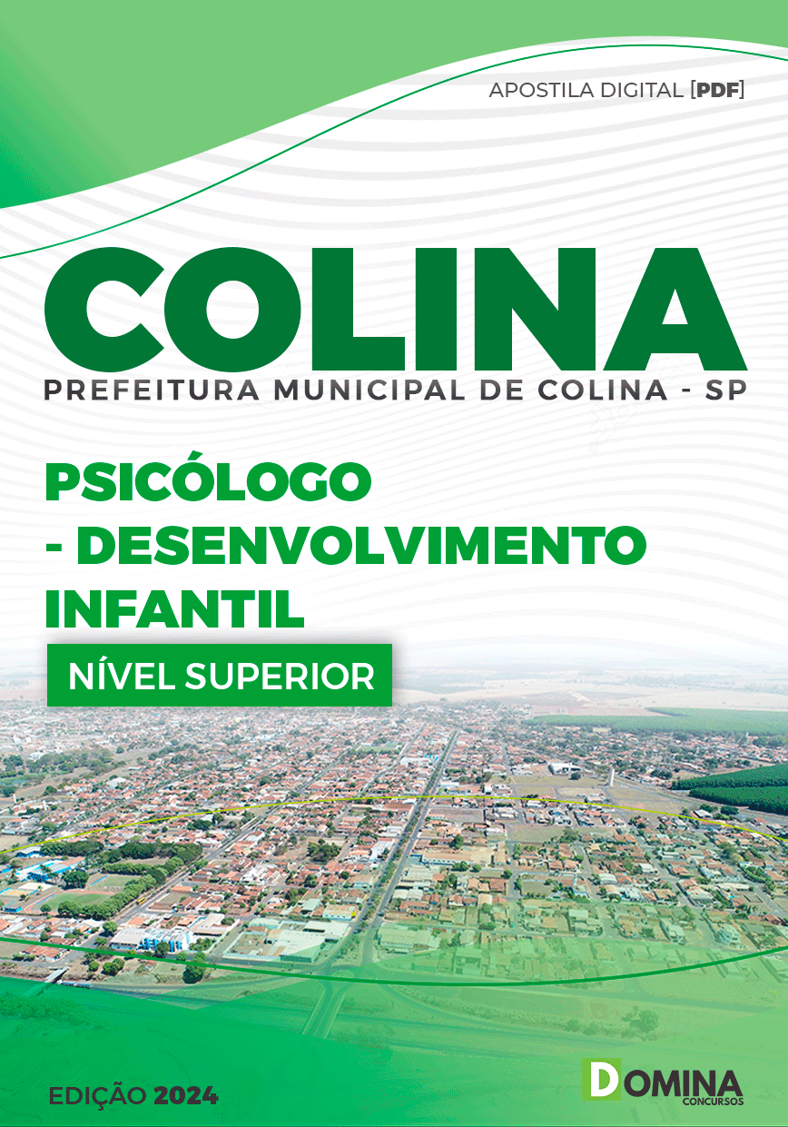 Apostila Prefeitura Colina SP 2024 Psicólogo Desenvolvimento Infantil